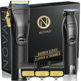 Novah Grooming clippers gold cordless body for precise, on-the-go barbering.