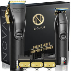 Novah Grooming clippers gold cordless body for precise, on-the-go barbering.