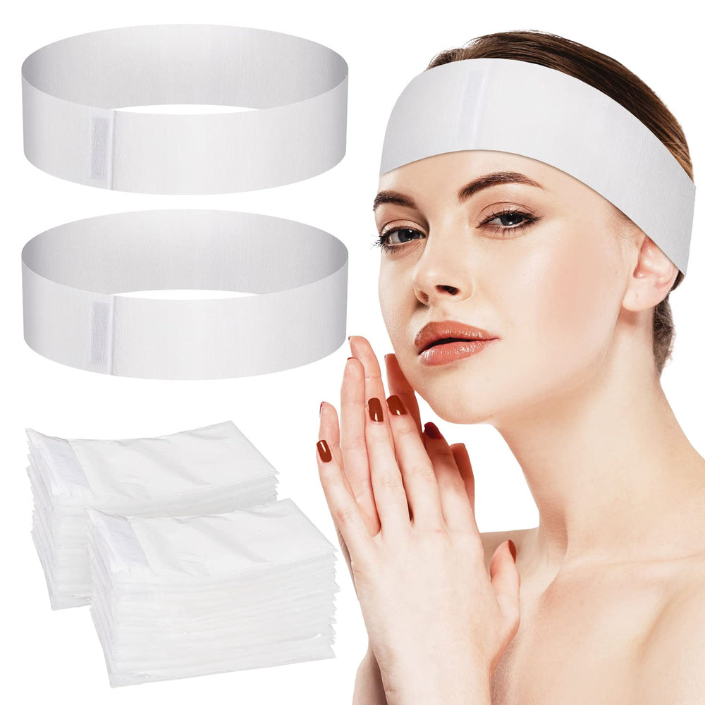 Noverlife disposable spa headband soft material for comfortable facial sessions