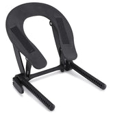 Noverlife face cradle aluminum headrest front view for stable client comfort.