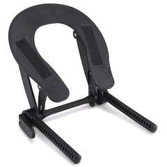 Noverlife face cradle aluminum headrest front view for stable client comfort.