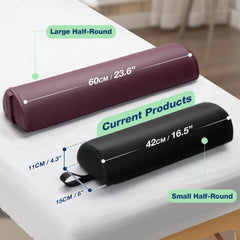Noverlife half round bolster neck support aids stable positioning without rolling