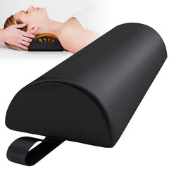 Noverlife half round bolster foam closeup highlights sturdy support for massage tables