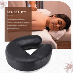 Noverlife cradle supports prone and supine positions for versatile client comfort.