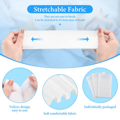 Noverlife stretch nonwoven facial bandeau adapts to many head sizes