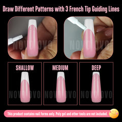 NOVO OVO inner convex guiding lines provide a clear reference during sculpting.