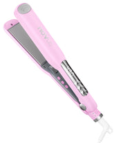 NOVUS flat iron heat-up in 20 seconds for rapid morning styling.
