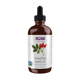 NOW Foods Rose Hip Seed Oil amber bottle ready for daily facial care nourishment