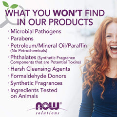 NOW Solutions Jojoba Oil on body skin for softness.
