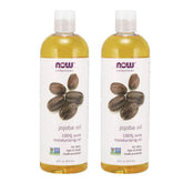 NOW Solutions Jojoba Oil bottle shows versatile facial hydration.