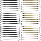 NSBELL ponytail hooks 40-piece pack in black and apricot for quick daily hairstyles.