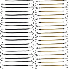 NSBELL ponytail hooks 40-piece pack in black and apricot for quick daily hairstyles.