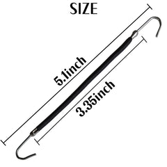 NSBELL ponytail-hooks metal hook detail shows durable design for secure hair holds.