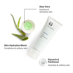 Nu Skin Enhancer Skin Conditioning Gel bottle shows compact 3.4 oz size for travel.
