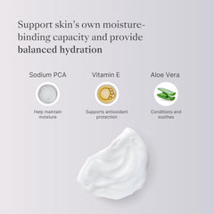 Nu Skin NaPCA Moisturizer applied around eyes for gentle care.