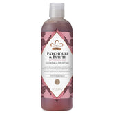 Nubian Heritage Patchouli & Buriti bottle-pour for a refreshing cleanse.