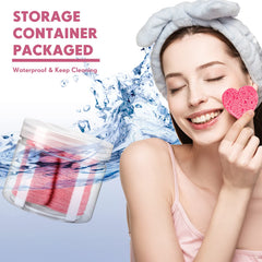 Nuenen compressed to full size sponge demonstrates space saving and easy travel preparation