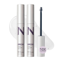 NULASTIN brow serum bottle close-up for precise daily application.