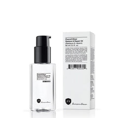 Number 4 hair oil close-up reveals soft shine and manageable texture