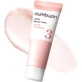 numbuzin No.3 Cream jar close-up shows velvety texture for makeup prep