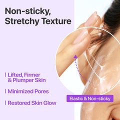 Numbuzin No.9 applied to forehead for smoothing and lift