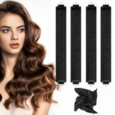 nunflue heatless curlers satin-wrapped rods deliver overnight voluminous waves.