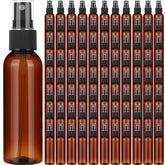 Nuogo amber 4oz spray bottles collection shows travel-friendly, refillable containers.