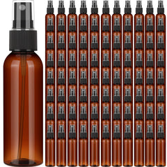 Nuogo amber 4oz spray bottles collection shows travel-friendly, refillable containers.