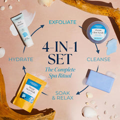 Nurture by Nature Ocean Escape body scrub texture suggests gentle exfoliation