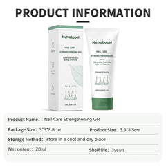 Nutraboost strengthening cuticle serum application demonstrates precise self-care for damaged nails