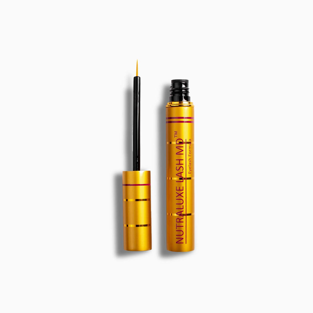 NutraLuxe Md Lash Enhancer bottle closeup for nourishing nightly lash care