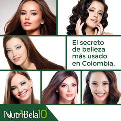 Nutribela10 aplicación a mano para distribuir la mascarilla de forma uniforme