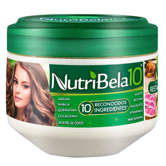 Nutribela10 mascarilla capilar en botella para cabello saludable y suave
