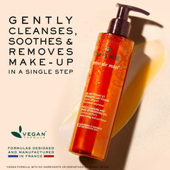 NUXE Rêve de Miel texture application on skin for a soothing cleansing ritual.