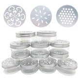 Nwsrayu 12-pack air freshener containers front view for on-the-go scent storage.
