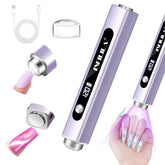 NXJ INFILILA handheld UV light compact design for quick on-the-go gel nail curing.