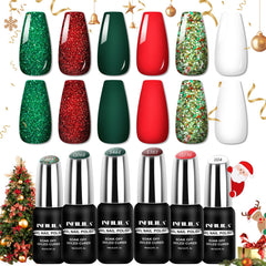 NXJ INFILILA Sparkle Green bottle offers festive color for holiday manicures with long-lasting shine.