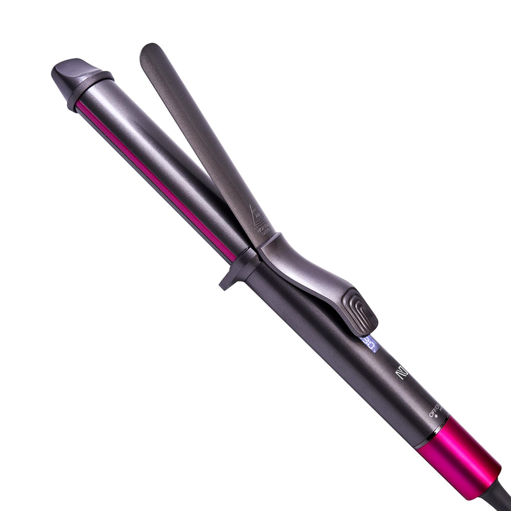Nycoba 1.25-inch curling iron ceramic barrel delivers even heat for smooth, long-lasting curls.