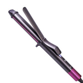 Nycoba curling iron 1.25-inch barrel for even heat and smooth curls.
