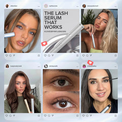 NYK1 eyelash serum close-up showing smooth formula for daily use.