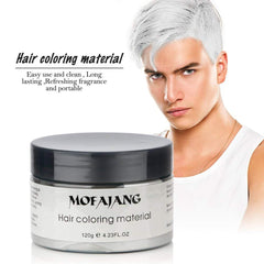 NYKKOLA MOFAJANG hands applying wax for precise styling and hold