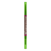 NYX Blade & Shade Brow Pencil dual-edged tip creates precise hairlike strokes for natural brows.