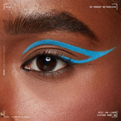 NYX Epic Ink Liner waterproof finish shows durable, smudge-free wear.