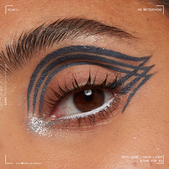 NYX Epic Wear Liquid Liner Stone Fox matte finish highlights pigment intensity.