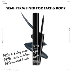 NYX Epic Wear Liquid Liner Stone Fox waterproof finish resists smudge.