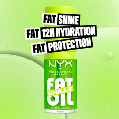 NYX Fat Oil Chillz Kiwi Freeze cooling effect close-up highlights lip-cooling sensation.