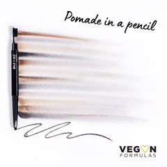 NYX Espresso eyebrow pencil with micro paddle brush blends for seamless, natural look