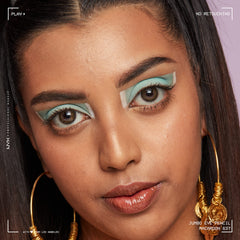 NYX Jumbo Eye Pencil Macaroon Mint waterline use adds bright color with comfort.