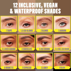 NYX Micro Brow Pencil Espresso long-wearing formula for all-day brows