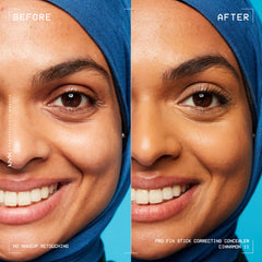 NYX Pro Fix Stick Cinnamon twist-up application showcases easy blending and buildable coverage.